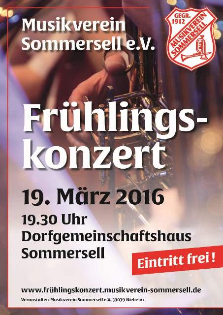 Plakat Frhlingskonzert 2016