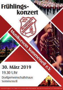 Frühlingskonzert 2019 - Musikverein Sommersell e.V.